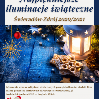 NAJPIĘKNIEJSZE ILUMINACJE ŚWIĄTECZNE - KONKURS