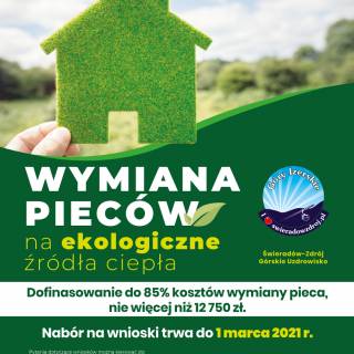 NOWE ŚRODKI NA WYMIANĘ PIECÓW - ZACHĘCAMY DO SKŁADANIA WNIOSKÓW!!!