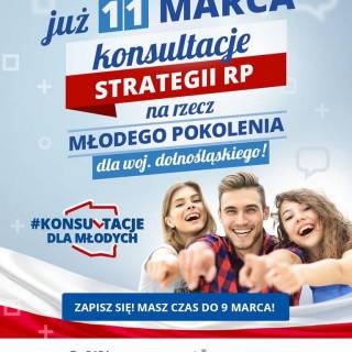 Konsultacje strategii RP na rzecz młodego pokolenia dla województwa dolnośląskiego