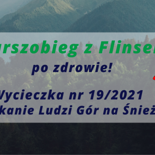 Marszobieg z Flinsem po Zdrowie nr 19/2021 Spotkanie Ludzi Gór na Śnieżce