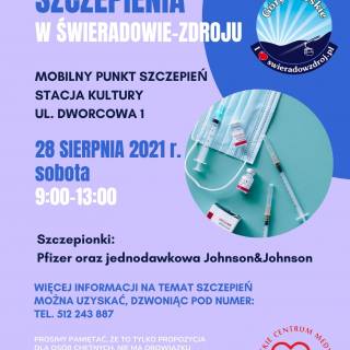 MOBILNY PUNKT SZCZEPIEŃ - 28.08.2021