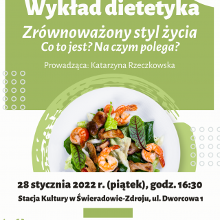 WYKŁAD DIETETYKA/PSYCHODIETETYKA - ZRÓWNOWAŻONY STYL ŻYCIA