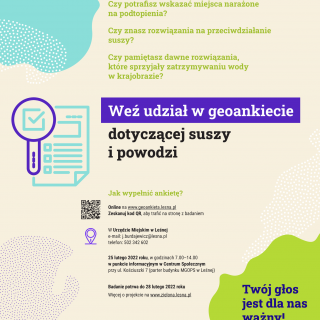 Geoankieta - między suszą a powodzią na Pogórzu Izerskim