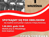 OBCHODY 83. ROCZNICY WYBUCHU II WOJNY ŚWIATOWEJ - 01.09.2022 r.