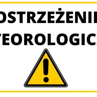 OSTRZEŻENIE METEOROLOGICZNE