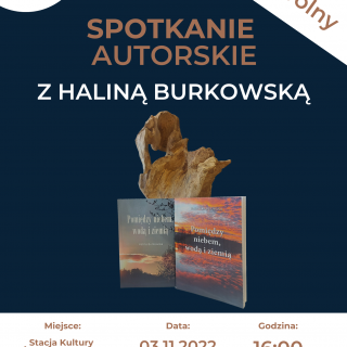 SPOTKANIE AUTORSKIE Z HALINĄ BURKOWSKĄ