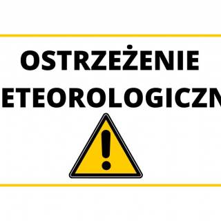 OSTRZEŻENIE METEOROLOGICZNE