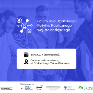 27.03.2023 | Forum Rad Działalności Pożytku Publicznego w Centrum na Przedmieściu