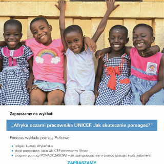 WYKŁAD &quot;AFRYKA OCZAMI PRACOWNIKA UNICEF&quot;