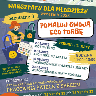 WARSZTATY &quot;POMALUJ SWOJĄ ECO TORBĘ&quot;