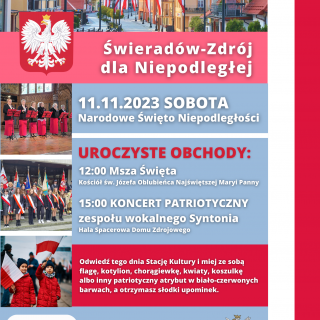 OBCHODY DNIA NIEPODLEGŁOŚCI - 11 LISTOPADA