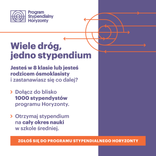 TRWA REKRUTACJA DO PROGRAMU STYPENDIALNEGO HORYZONTY