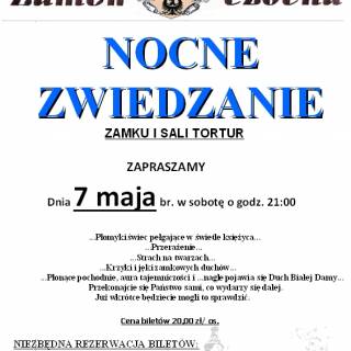 Nocne Zwiedzanie Zamku Czocha