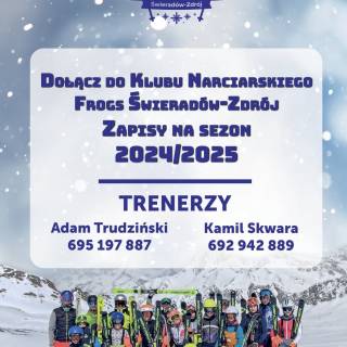  FROGS SKI &amp; SUN Świeradów-Zdrój ogłasza nabór zawodników