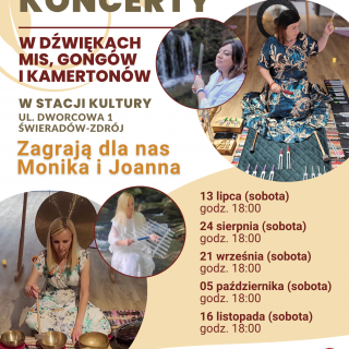 Koncert relaksacyjny w dźwiekach mis, gongów i kamertonów