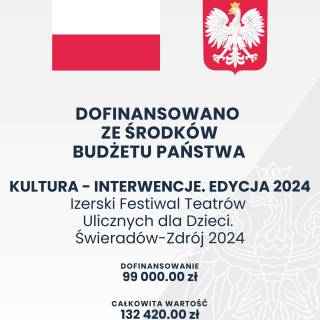 Kultura - Interwencje. Edycja 2024 - Izerski Festiwal Teatrów Ulicznych dla Dzieci. Świeradów-Zdrój 2024