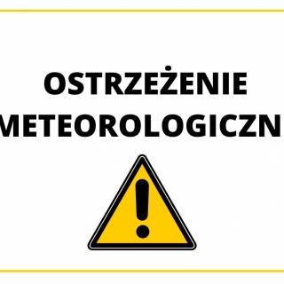 OSTRZEŻENIE METEOROLOGICZNE>