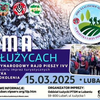 RAJD PIESZY "ZIMA NA ŁUŻYCACH" - ZAPROSZENIE>