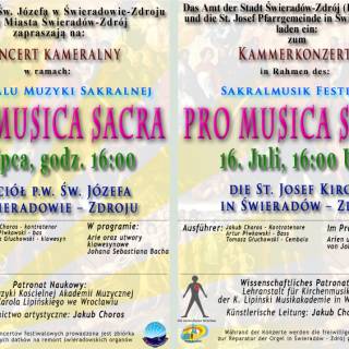 16.07. - Koncert PRO MUSICA SAKRA                                                                                               