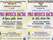 16.07. - Koncert PRO MUSICA SAKRA                                                                                               