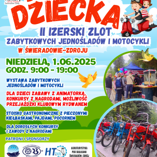 DZIEŃ DZIECKA W ŚWIERADOWIE-ZDROJU! &amp; II Izerski Zlot Zabytkowych Jednośladów i Motocykli