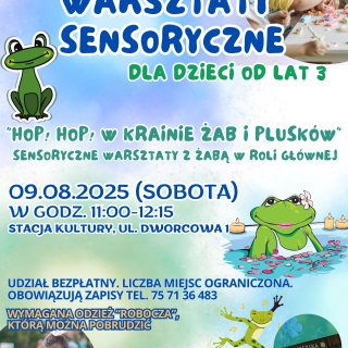 SIERPNIOWE WARSZTATY SENSORYCZNE