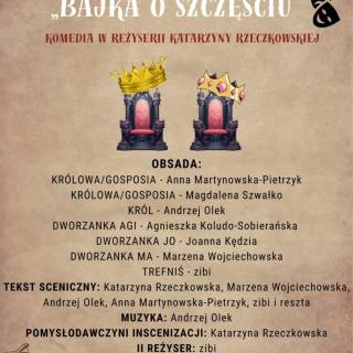 LETNI TEATR &quot;BAJKA O SZCZĘŚIU&quot;