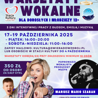 WEEKENDOWE WARSZTATY WOKALNE