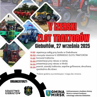 V IZERSKI ZLOT TRAKTORÓW W GIEBUŁTOWIE