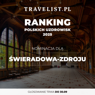 ZAGŁOSUJ NA ŚWIERADÓW-ZDRÓJ W 1. EDYCJI RANKINGU POLSKICH UZDROWISK