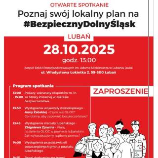 POZNAJ SWÓJ LOKALNY PLAN NA #BEZPIECZNY DOLNY ŚLĄSK