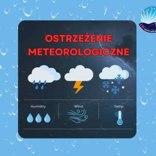 OSTRZEŻENIE METEREOLOGICZNE