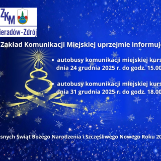 KOMUNIKAT ZAKŁADU KOMUNIKACJI MIEJSKIEJ