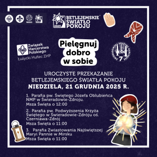 BETLEJEMSKIE ŚWIATŁO POKOJU