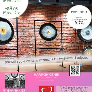 RELAKSUJĄCY KONCERT GONGÓW