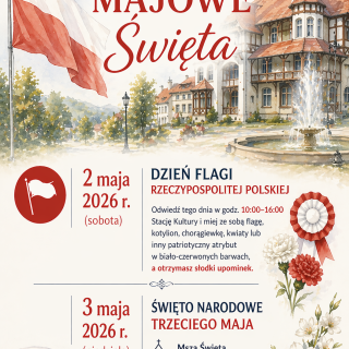 SPĘDŹ Z NAMI 2 I 3 MAJA