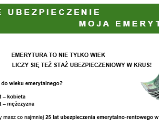 EMERYTURA TO NIE TYLKO WIEK, LICZY SIĘ TEŻ STAŻ UBEZPIECZENIOWY W KRUS!>