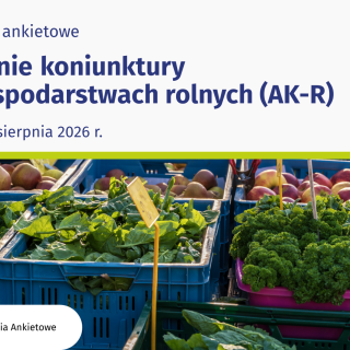 BADANIE KONIUNKTURY W GOSPODARSTWACH ROLNYCH>
