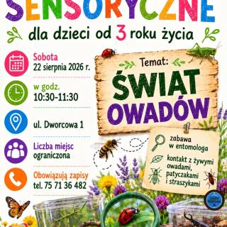 WARSZTATY SENSORYCZNE DLA DZIECI OD LAT 3