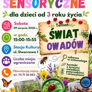 Warsztaty sensoryczne: świat owadów