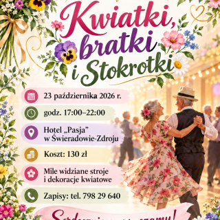 "KWIATKI, BRATKI I STOKROTKI" - ZABAWA DLA SENIORÓW